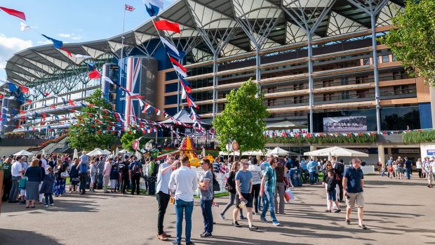Ascot racecourse, pictured, is one of the participating courses in the Blue Light Card scheme