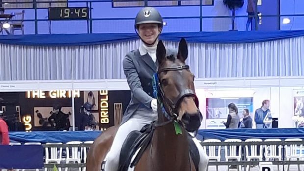 Hayley Ford and Crimson Gold at the Area Festival Championships