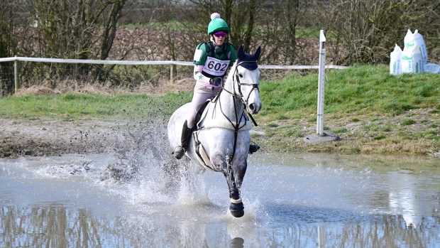 Sophie McDearmid. and Ardeo Bounce win at Northallerton in March 2022