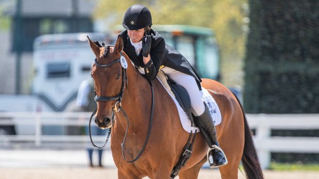 Alex MacLeod and Newmarket Jack at Kentucky 2022.