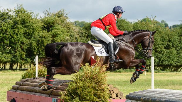 Badminton first-timers David Doel and Galileo Nieuwmoed, pictured at Aston-le-Walls.