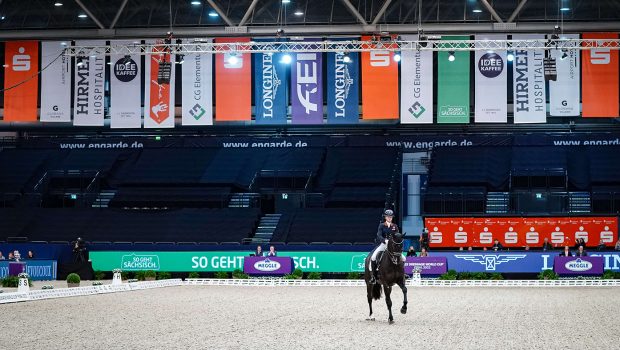 Lottie Fry at the World Cup Final in Leipzig 2022