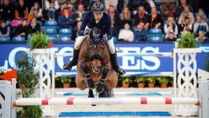 Martin Fuchs wins the Jumping World Cup 202 on Chaplin