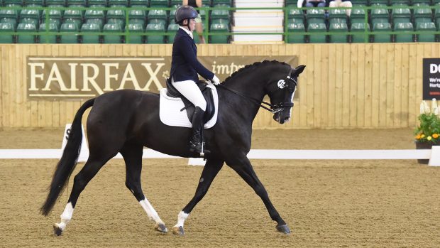 Blind dressage rider Nicky Green hill and Betty Boo