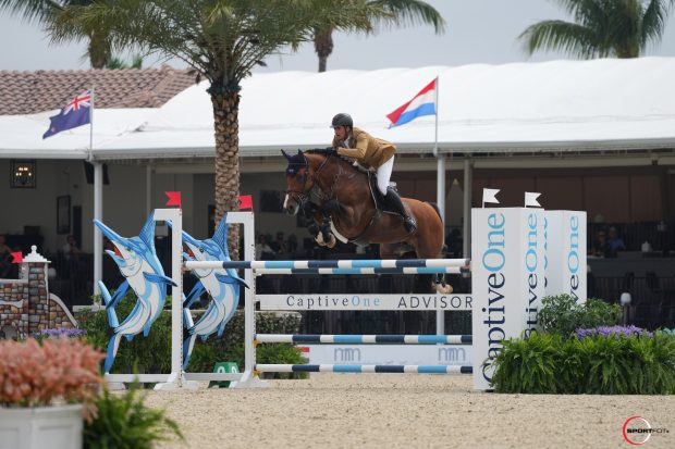 Nicola Philippaerts and Gijs jumping to victory in the final grand prix of the season at WEF