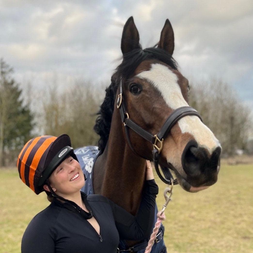 Pippa pictured with her event horse Molly