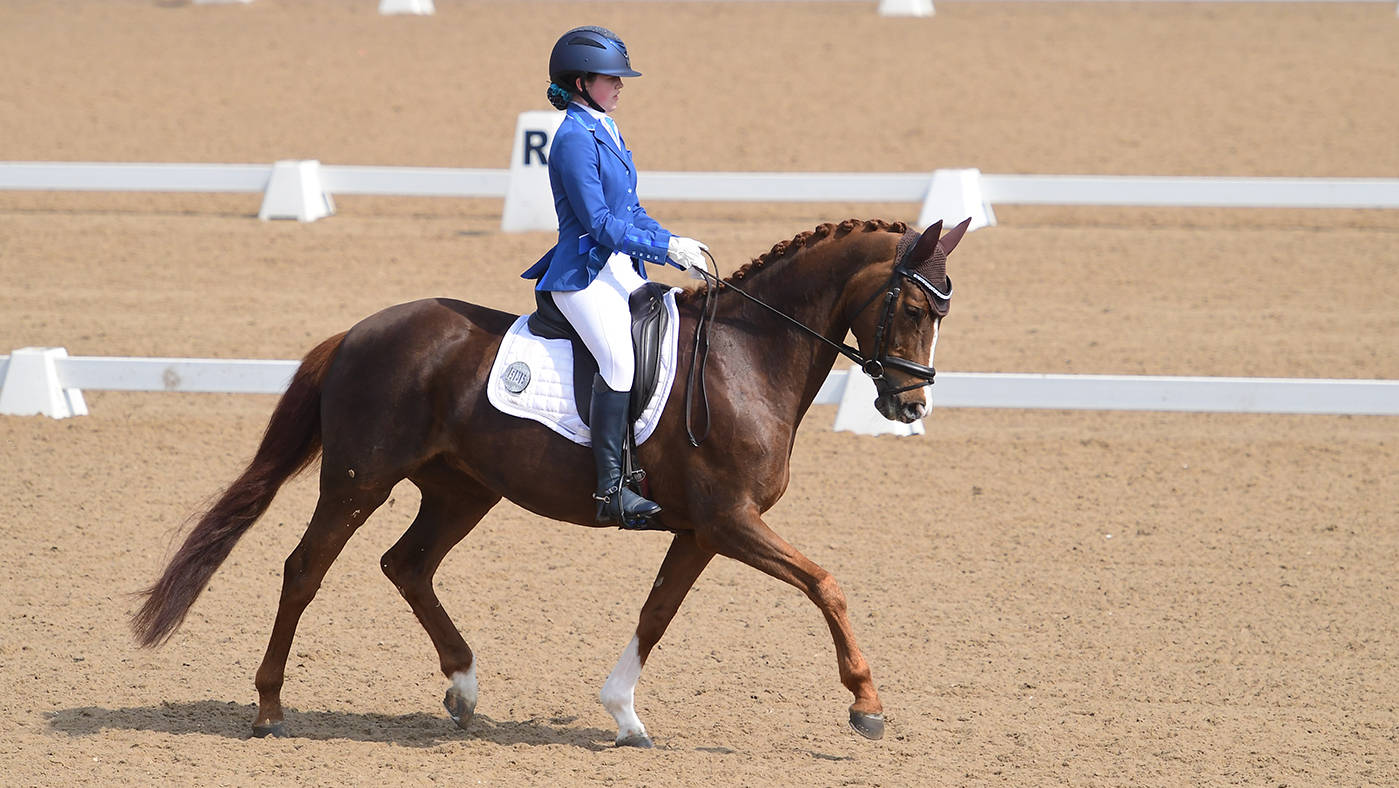 Alicia Roberts and Godin Linda at the Area Festival championships