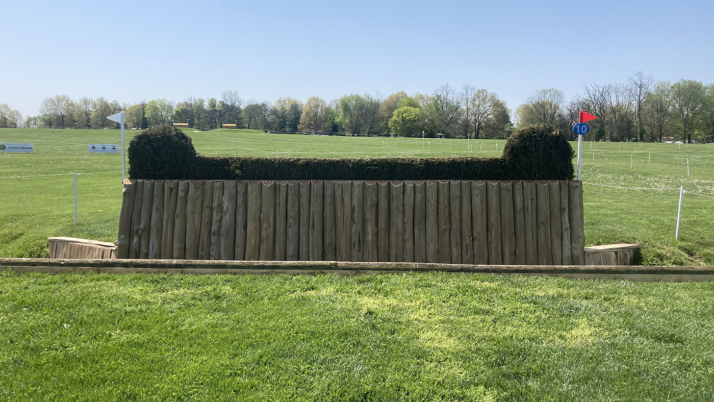 Kentucky Three-Day Event cross-country course fence 10