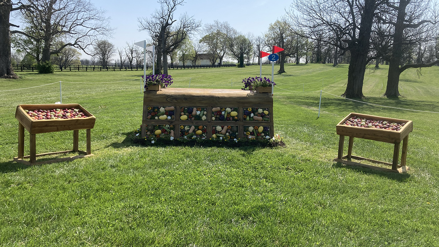 Kentucky Three-Day Event cross-country course fence 2