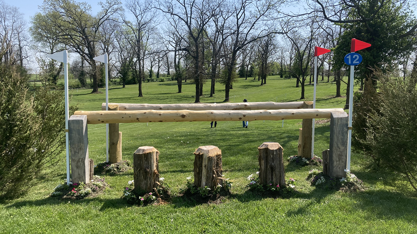 Kentucky Three-Day Event cross-country course fence 12