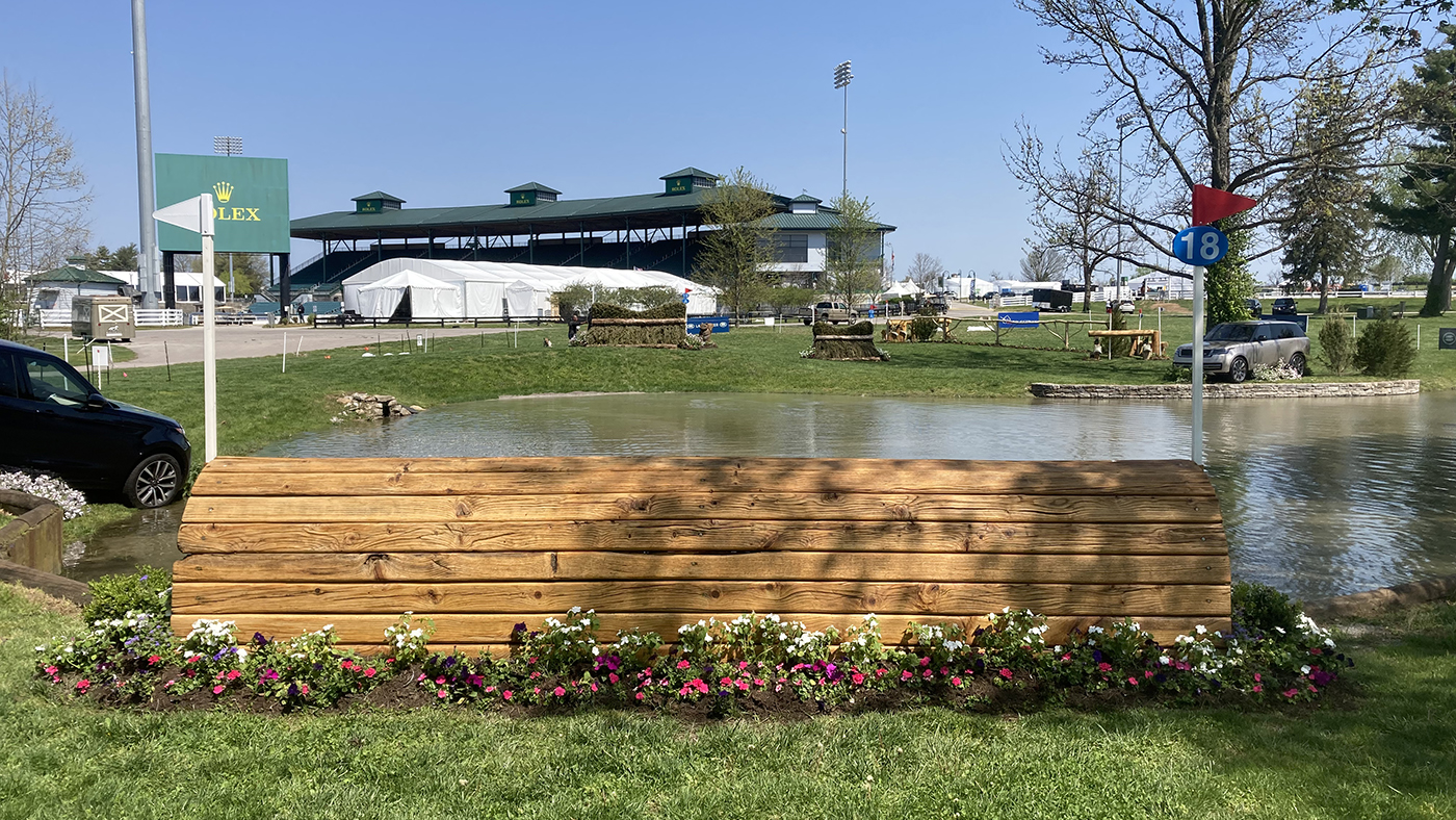 Kentucky Three-Day Event cross-country course fence 18