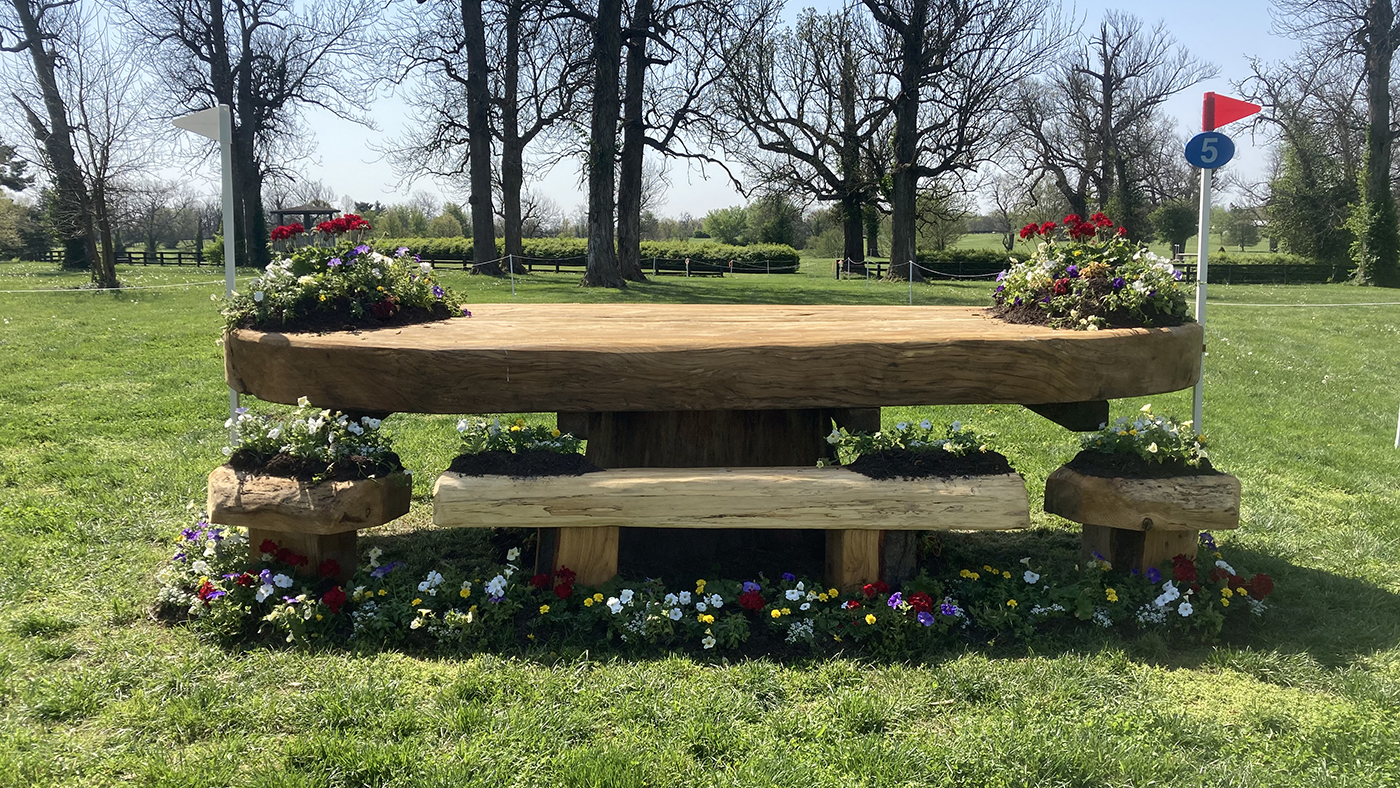 Kentucky Three-Day Event cross-country course fence 5