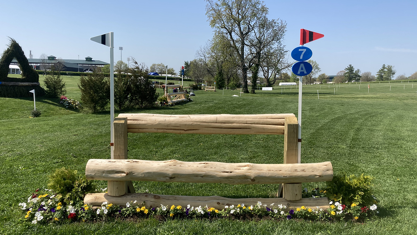 Kentucky Three-Day Event cross-country course fence 7a alternative