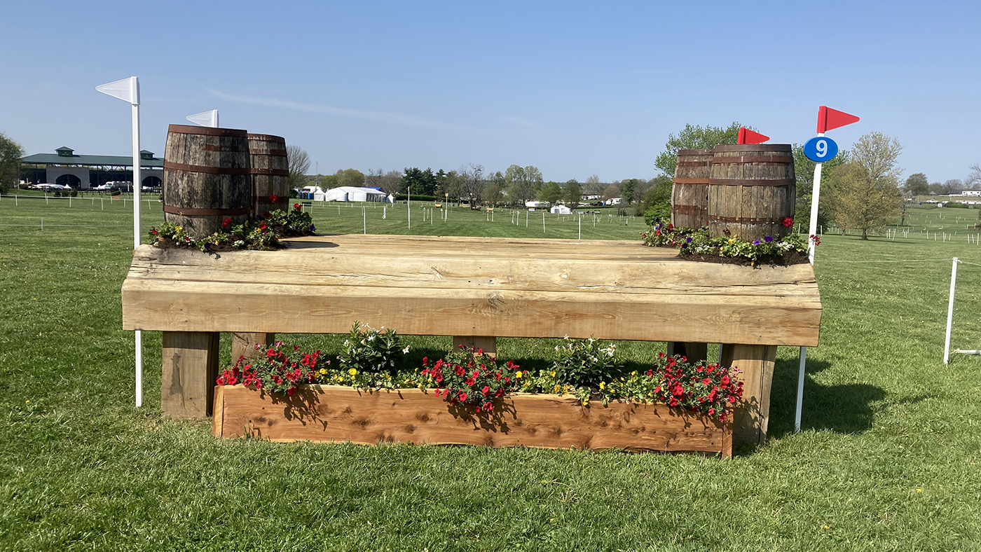 Kentucky Three-Day Event cross-country course fence 9