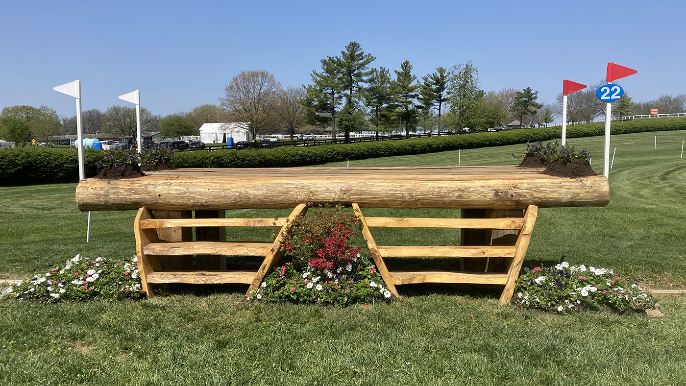 Kentucky Three-Day Event cross-country course fence 22