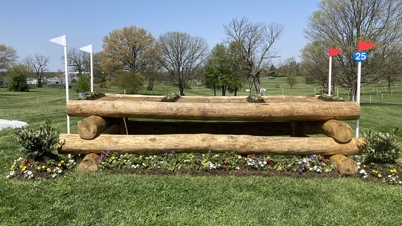 Kentucky Three-Day Event cross-country course fence 25