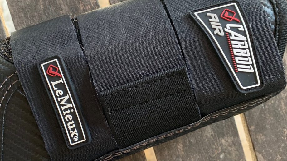 LeMieux Carbon Air XC Boots close up