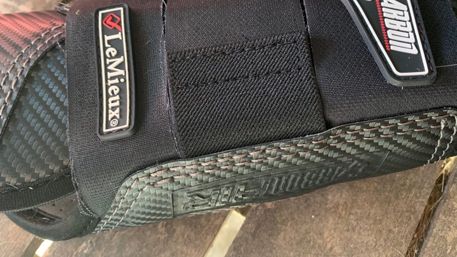 LeMieux Carbon Air XC Boots close up