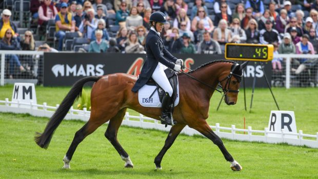 Badminton Horse Trials dressage: Bubby Upton and Cola