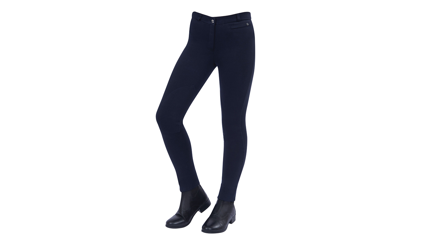 Dublin Supa-Fit Zip Up Knee Patch Jodhpurs