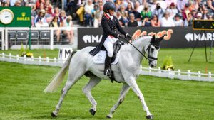 Badminton Horse Trials dressage: Kitty King and Vendredi Biats