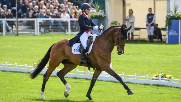 Badminton Horse Trials dressage: Laura Collett and London 52