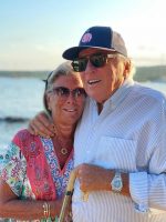 Major Christopher Hanbury pictured with his wife Bridget