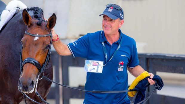 Alan Davies with Mount St John Freestyle at 2018 World Equestrian Games.