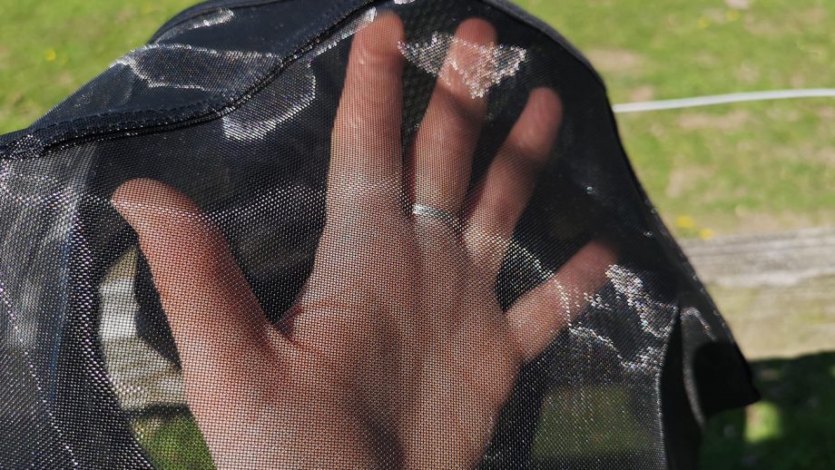 Woof Wear UV Fly Mask mesh