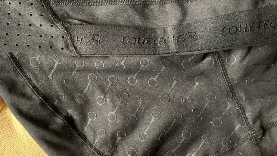 Equetech Signature Luxe Riding Tights silicone print
