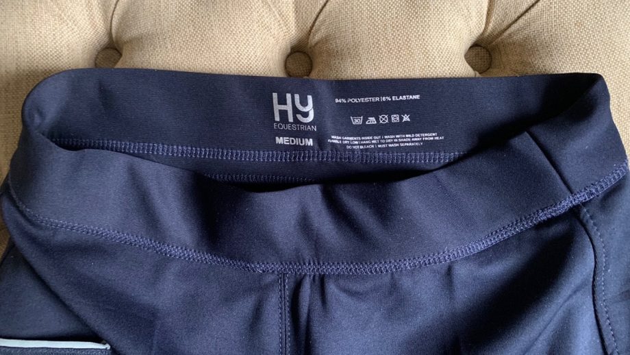 Hy Synergy Riding Tights waistband inner