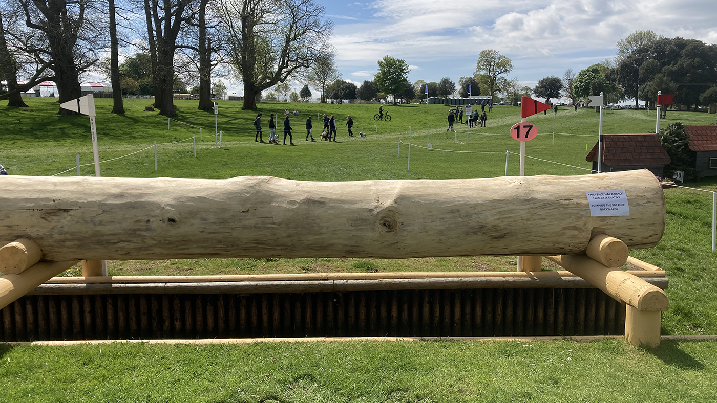 Badminton Grassroots Championships course fence 17