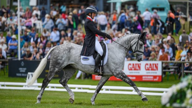 Bramham Horse Trials dressage: Gemma Tattersall and Flash Cooley