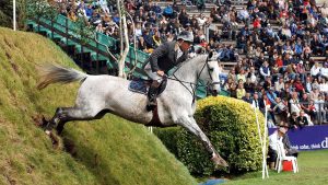 Geoff Billington on Cassabachus, winners of the Hickstead Derby in 2007