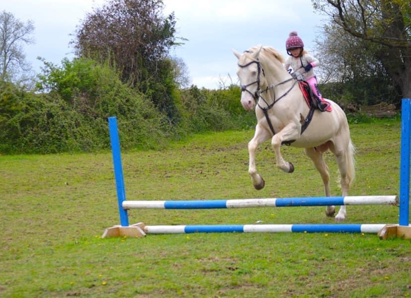 The young rider dreams of showjumping at Hickstead