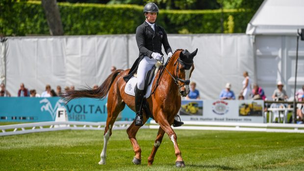 Bramham Horse Trials dressage: Jesse Campbell and Gambesie