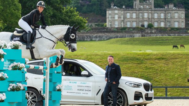 Michael Owen will compete in the ride and drive at Bolesworth International Horse Show as part of a new partnership deal