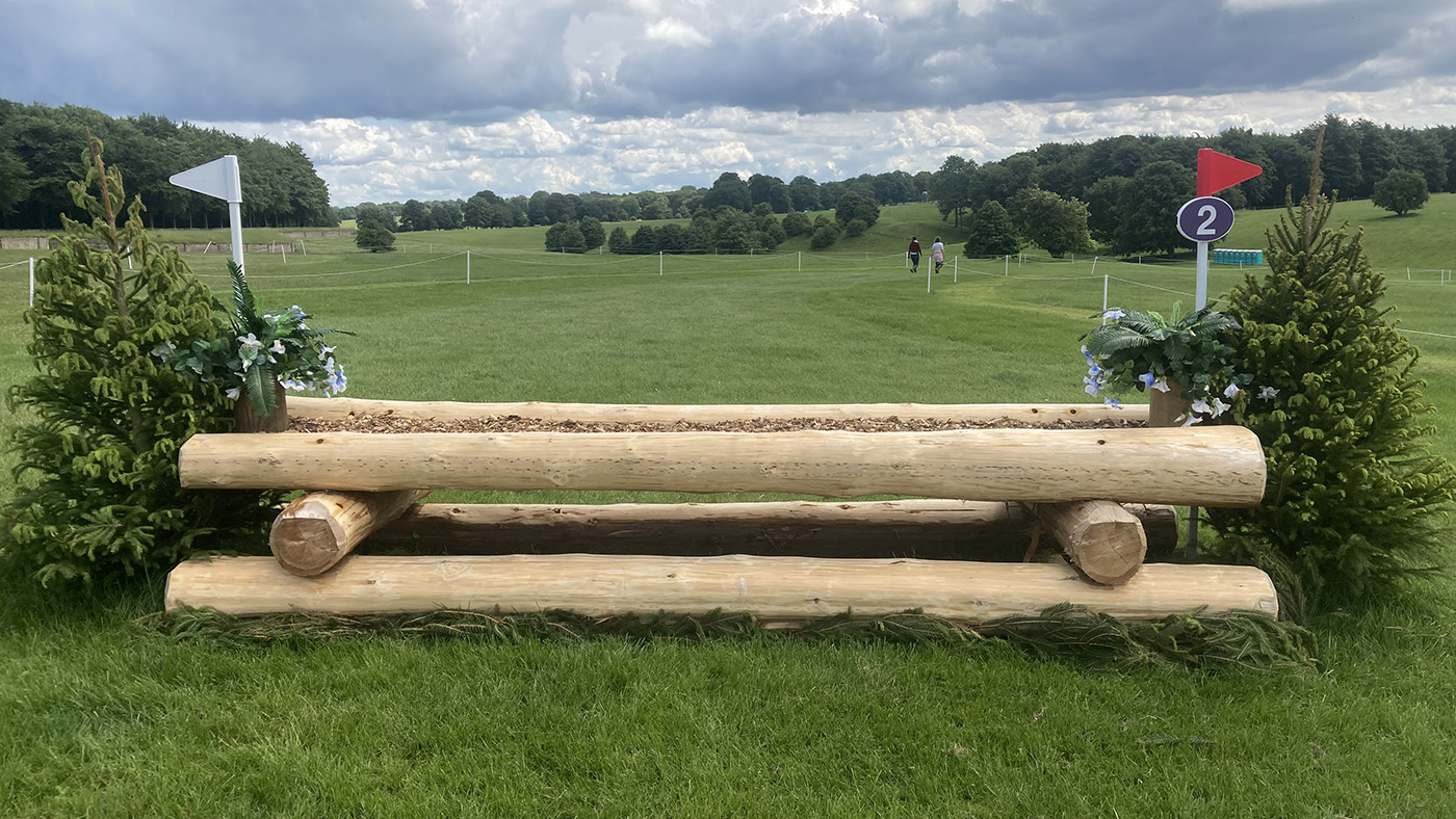 BE80 National Championships cross-country course: fence 2