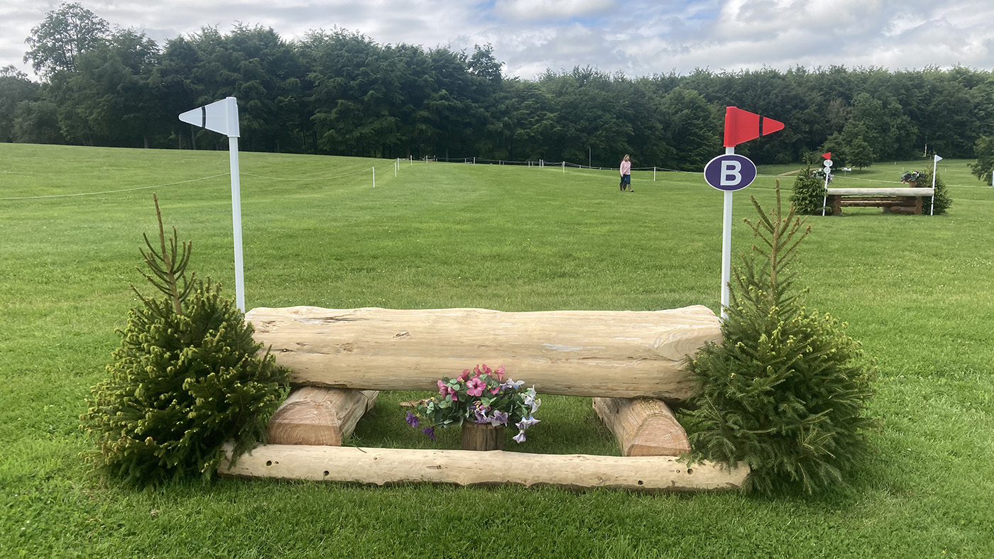 BE80 National Championships cross-country course: fence 6b alternative