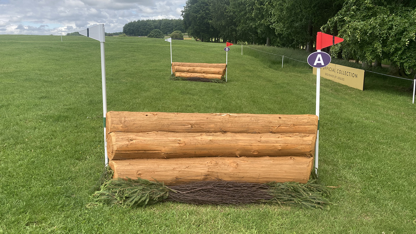 BE80 National Championships cross-country course: fence 9a alternative