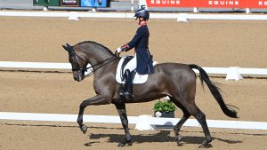 Hawtins San Floriana and Charlotte Dujardin at Hartpury Premier League 2022