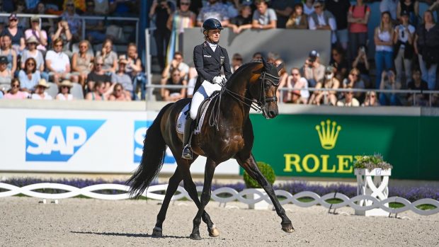 Ingrid Klimke and Franziskus, pictured at who have been named as members of the German team for the dressage World Championships 2022