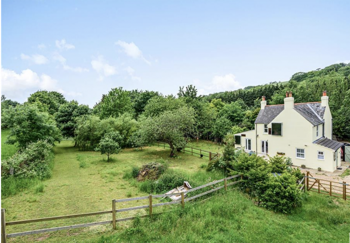 A farmhouse with 6 paddocks, 3 stables and planning for an arena, set