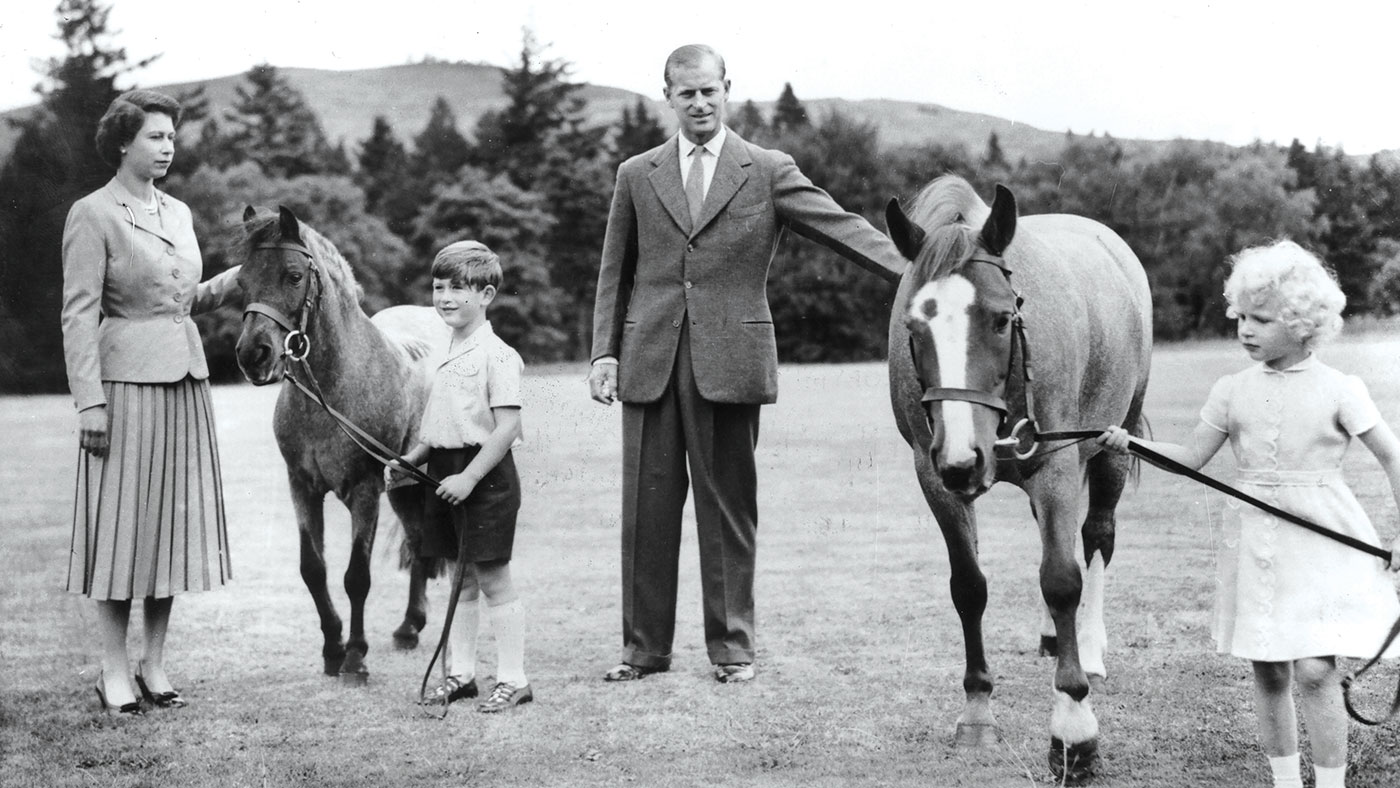 The Queen with horses: