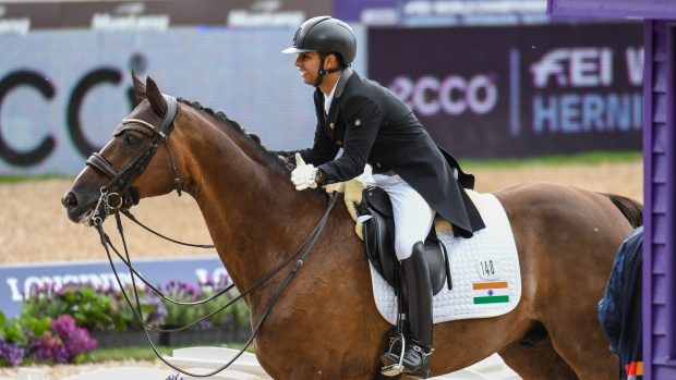 Anush Agarwalla at the World Dressage Championships 2022