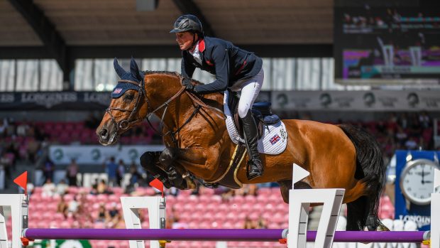 World Showjumping Championships results Ben Maher riding Faltic HB in the opening round of the World Showjumping Championships