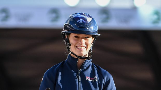 Britain’s Lottie Fry at the World Dressage Championships 2022
