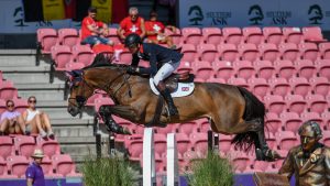 Joe Stockdale at the World Showjumping Championships