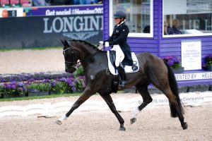 Gaylene Lennard and Jax Johnson at the World Dressage championships