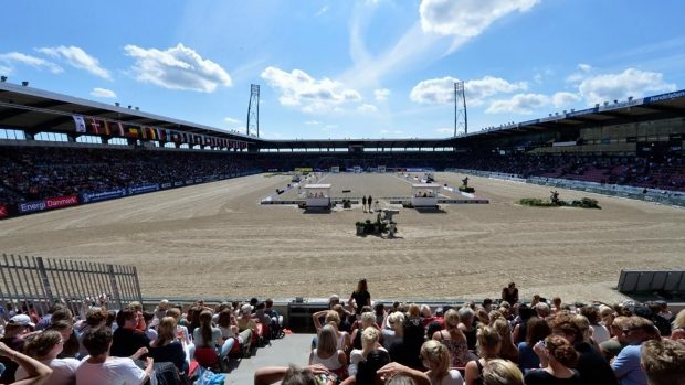 Irish rider Sorrell Klatzko has been eliminated in the grand prix at the World Dressage Championships